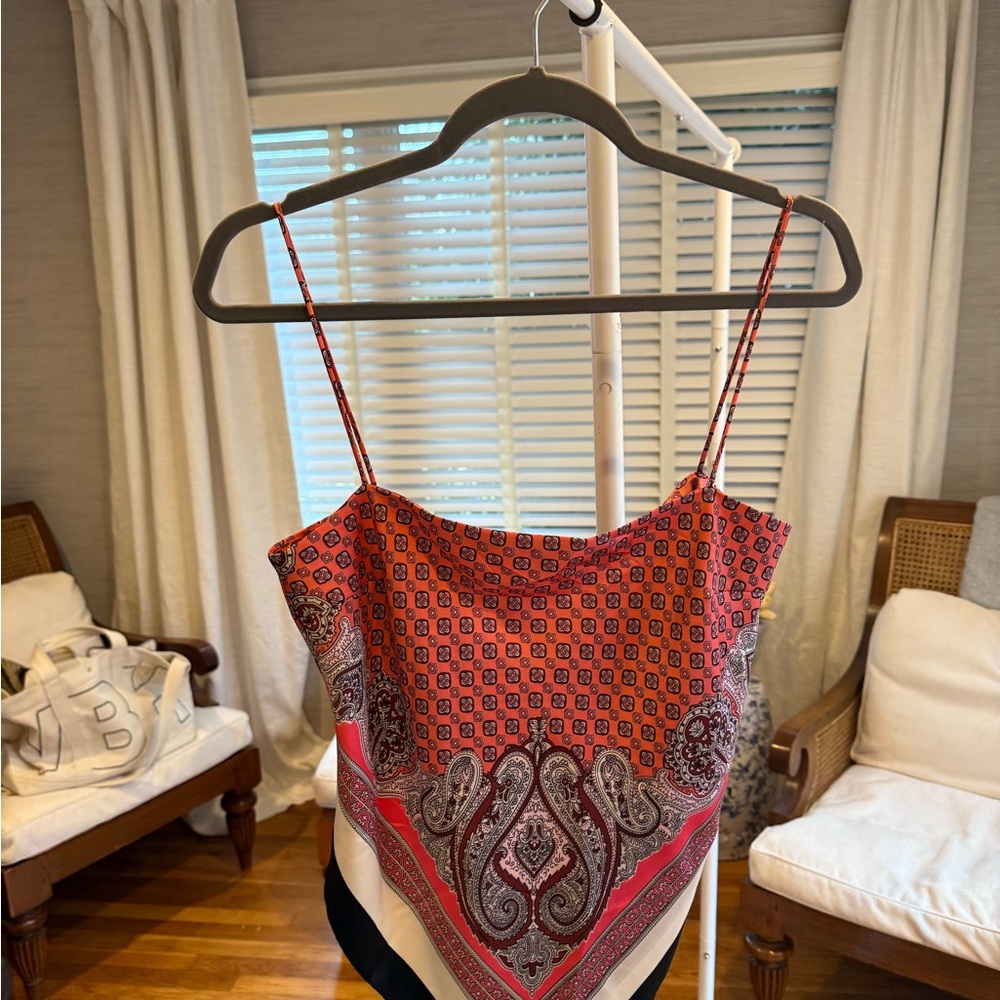 Zara Bandana Scarf Top